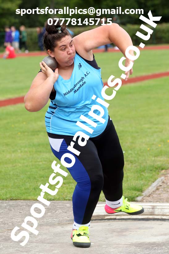 Shot Putt 07, NECAA Open Meeting, Morpeth, Sunday, March 23rd. David T. Hewitson/Sports for All Pics